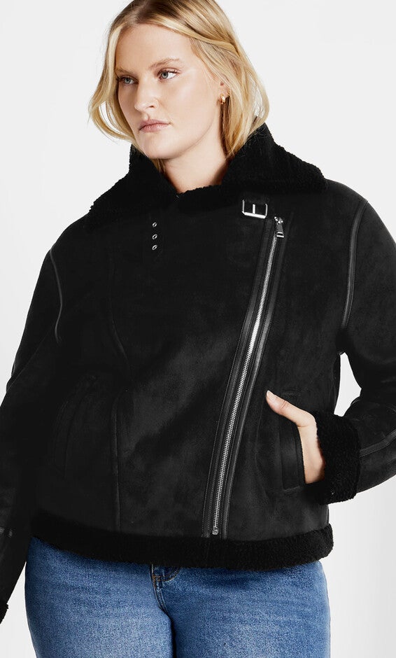 Sherpa Hunter Jacket - black, BLACK, hi-res image number null