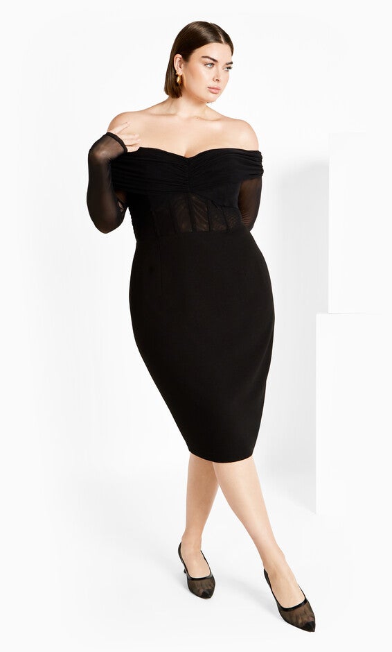 Lana Dress - black, BLACK, alternate image number null