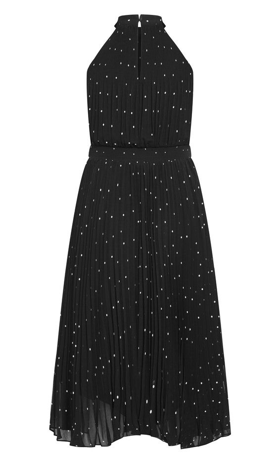 Miriam Print Dress - black, WHITE, alternate image number null