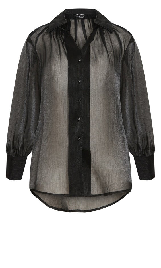 Iliana Shirt - black, BLACK, alternate image number null