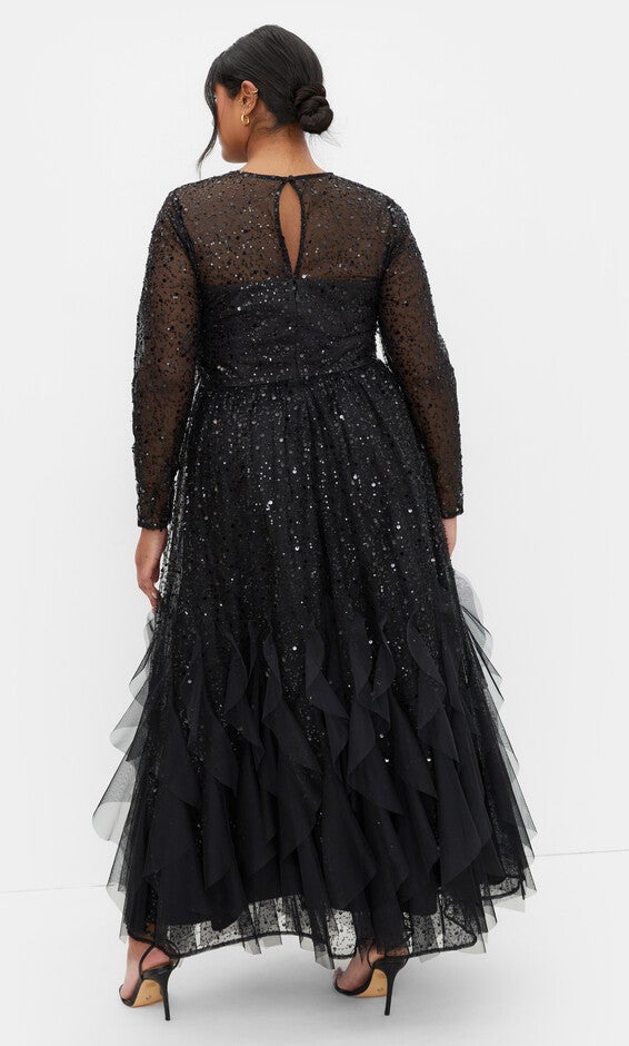 Schiffer Maxi Dress - black, BLACK, alternate image number null