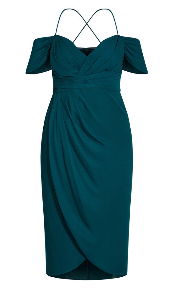 Entwine Maxi Dress - emerald, GREEN, alternate image number null