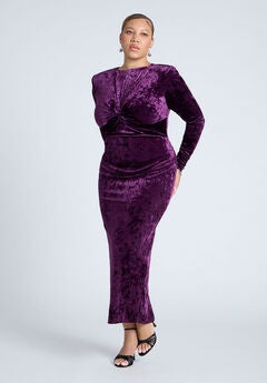 Plus Size Velvet Party Dresses