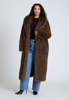 Long Faux Fur Coat
