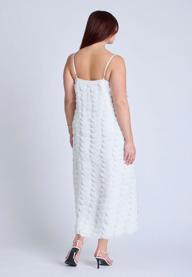 Textured Column Dress , OFF WHITE, alternate image number null