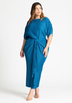 Plus Size Dolman Sleeve Maxi Dresses