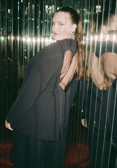 Heart Cutout Blazer