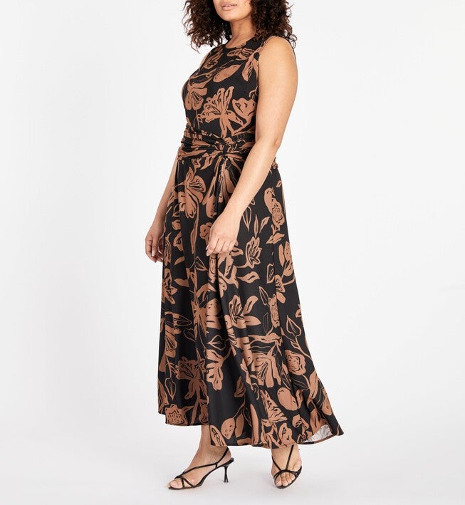 Christine Dress, BlackBronze / Black, alternate image number null