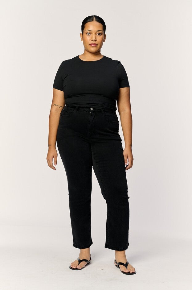 ASE PLUS STRETCH - STRAIGHT | JET BLACK, JET BLACK / Black, hi-res image number null