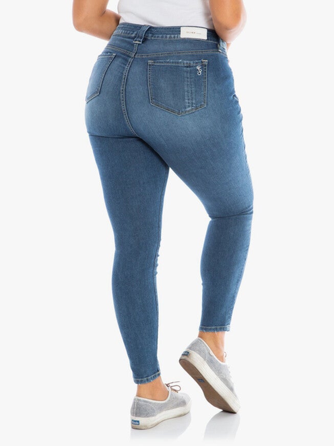 Sadie Mid Rise Slim, PENELOPE / Medium Wash, alternate image number null