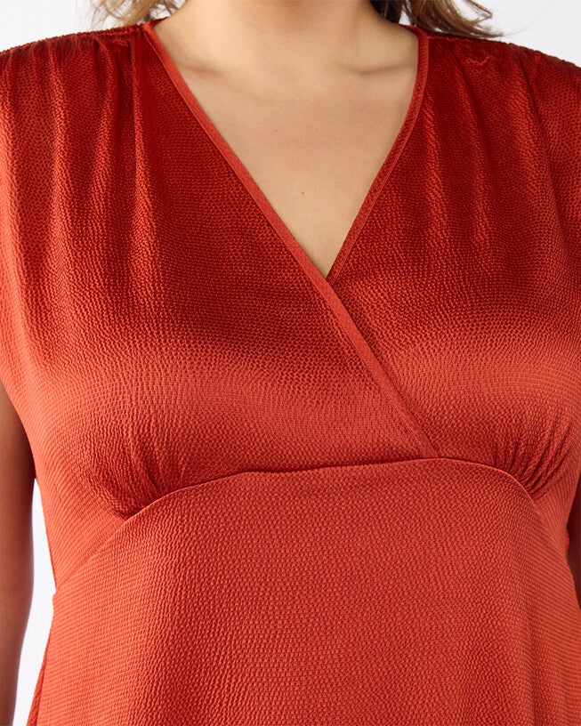 Burning Desert Dress, Rusty Orange / Orange, alternate image number null