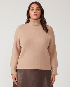 Plus Size Beige Tops